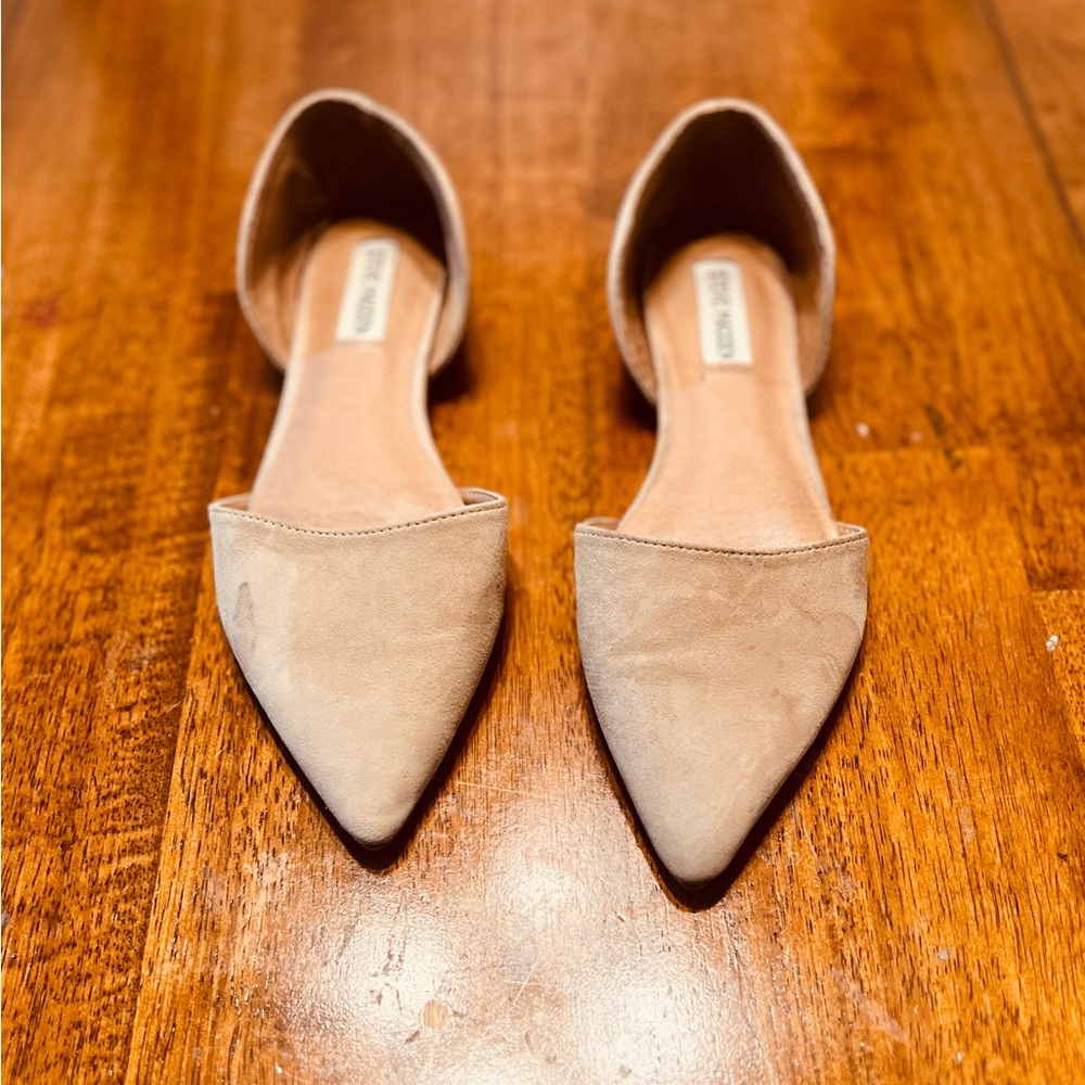 Steve Madden Tan Suede Khai D,Orsay flats size 8